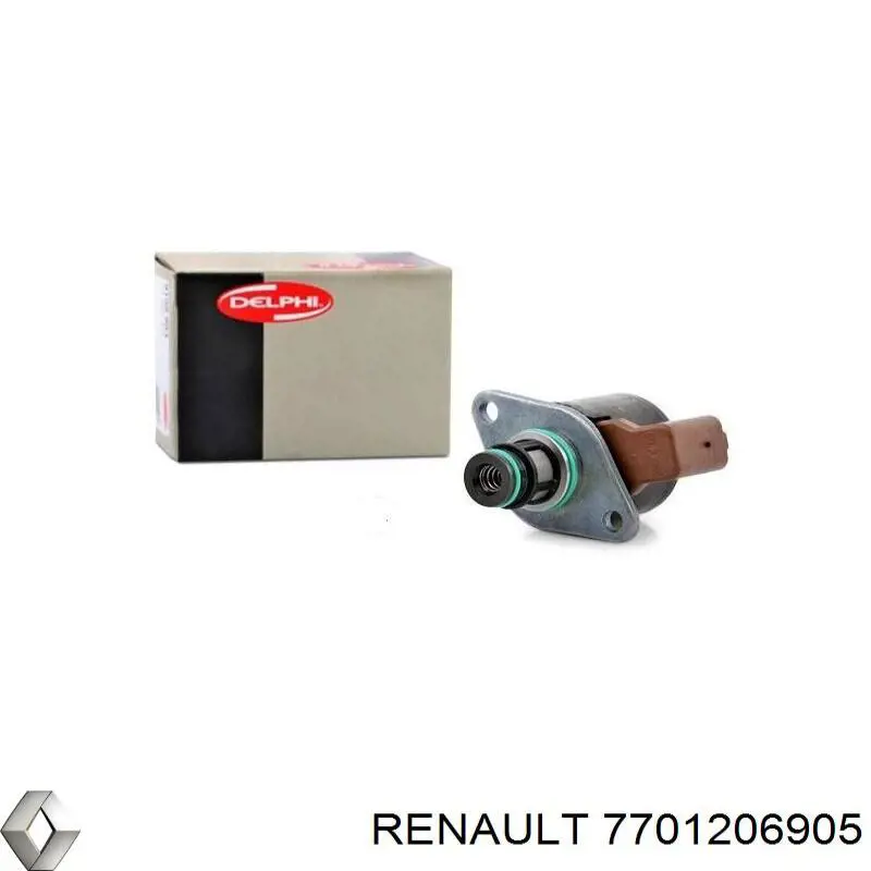 Válvula reguladora de presión del sistema common rail 7701206905 Renault (RVI)