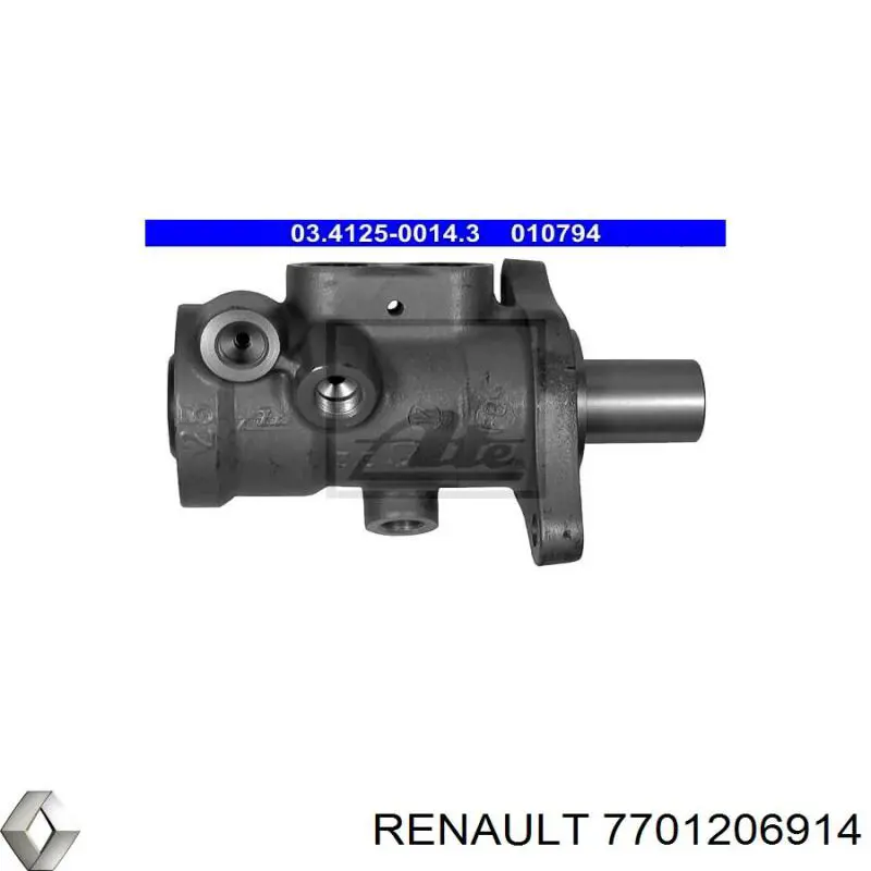 Cilindro maestro de frenos Renault (RVI) 7701206914 precio, desde 52,27 EUR