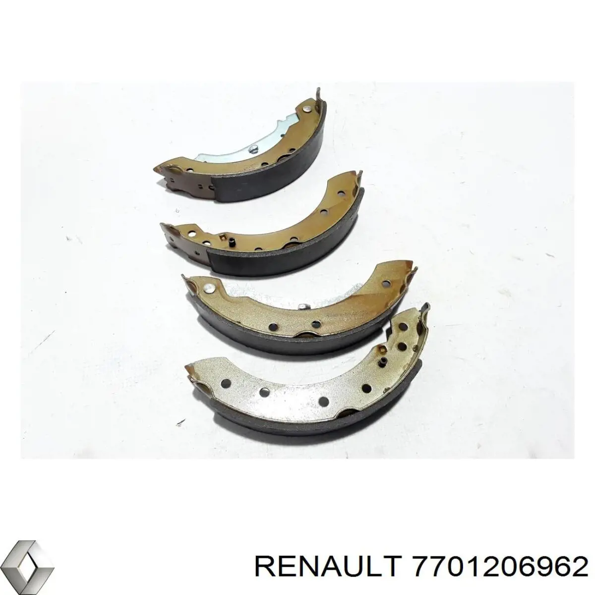 Zapatas de freno traseras Renault (RVI) 7701206962