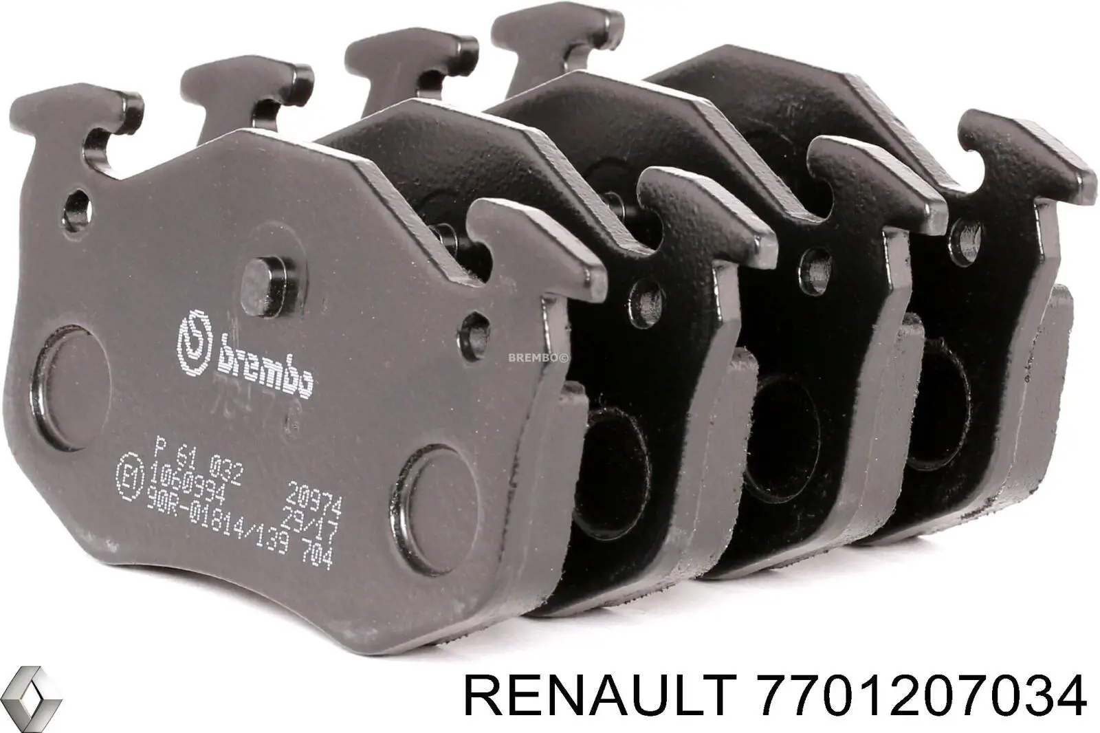 Pastillas traseras de freno Renault (RVI) 7701207034 precio, desde 16,05 EUR