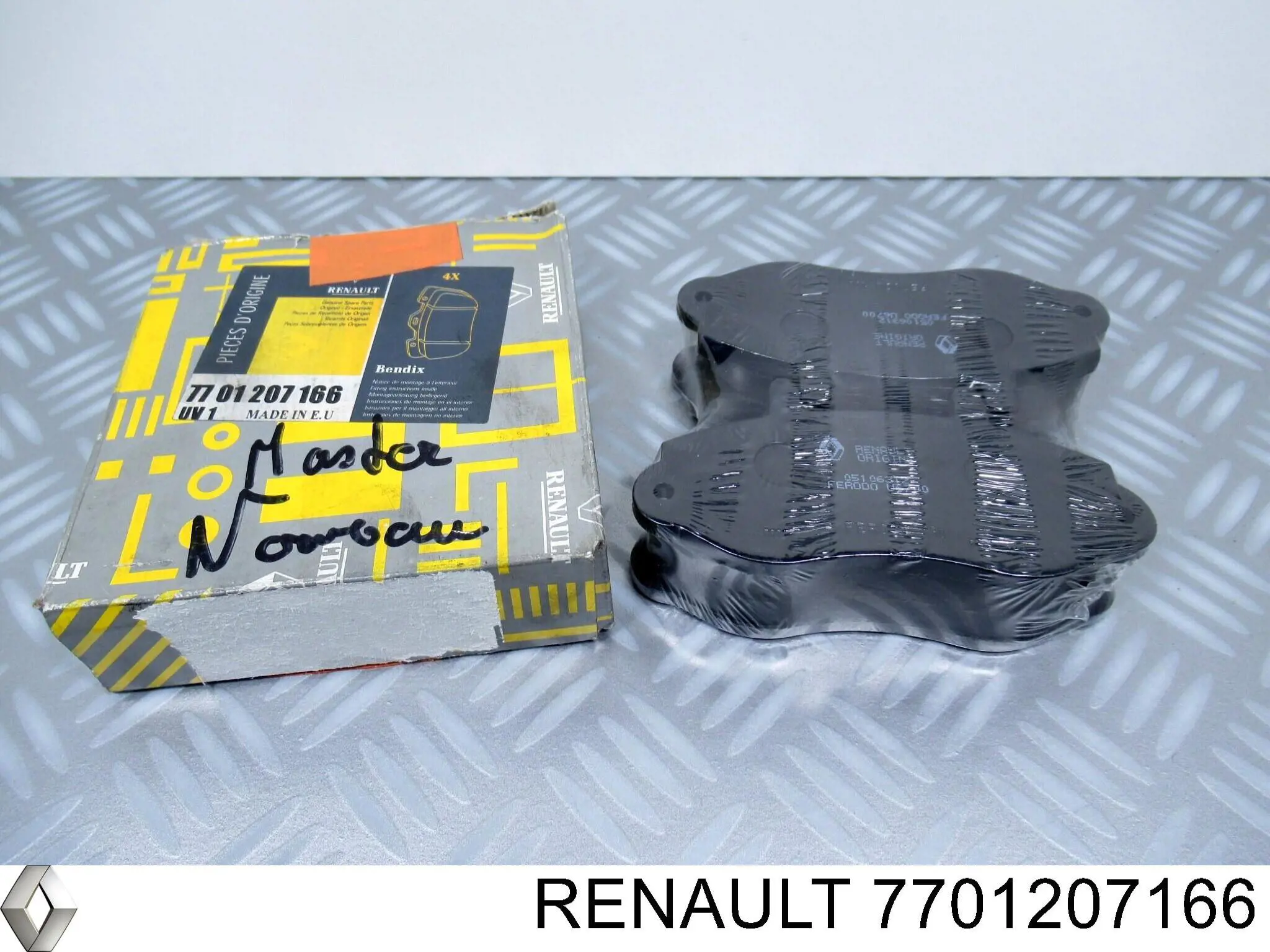 7701207166 Renault (RVI) pastillas de freno delanteras