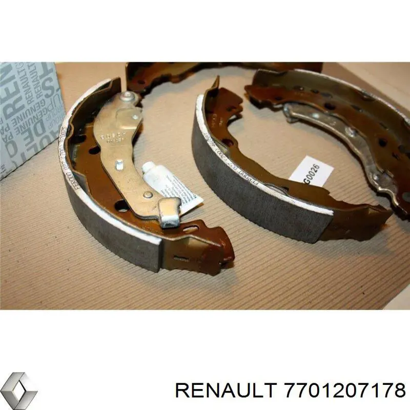 7701207178 Renault (RVI) zapatas de frenos de tambor traseras