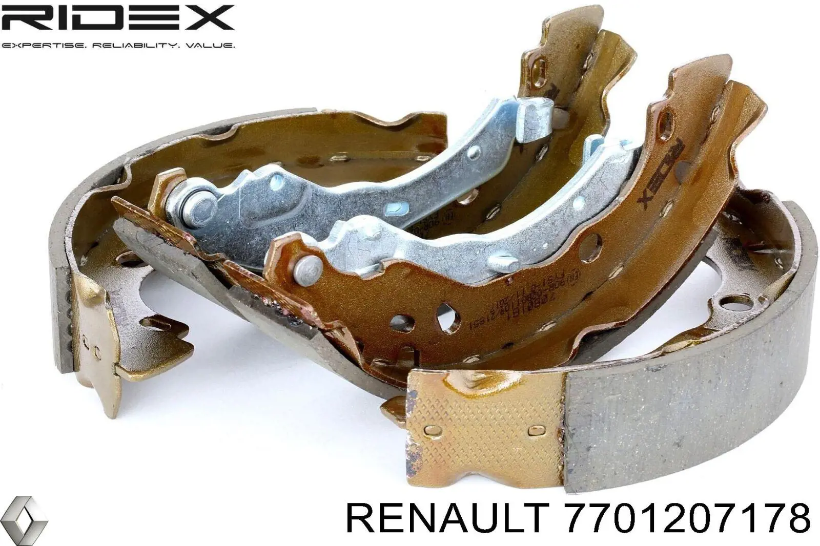 Zapatas de freno traseras Renault (RVI) 7701207178
