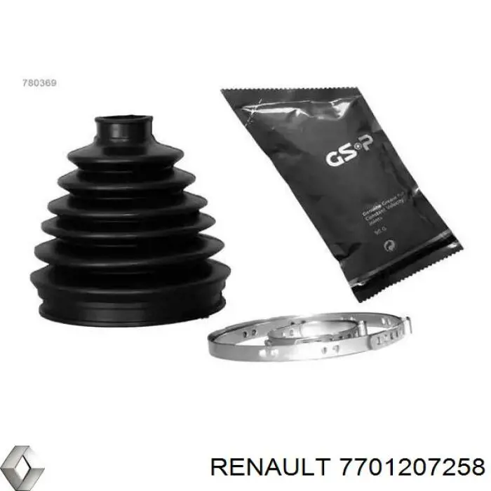 Fuelle transmisión delantero exterior Renault (RVI) 7701207258 precio, desde 11,71 EUR