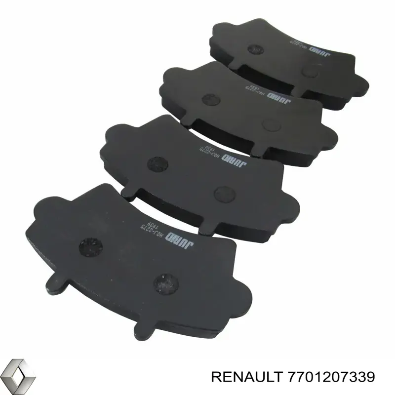 Comprar 7701207339 Renault (RVI) Pastillas delanteras de freno