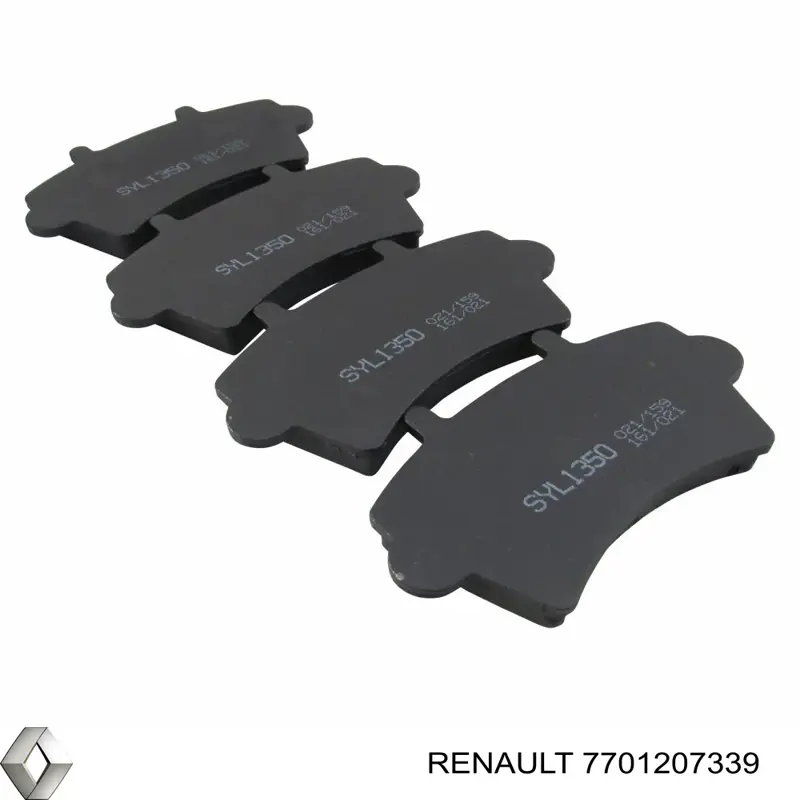 Pastillas de freno delanteras Renault (RVI) 7701207339