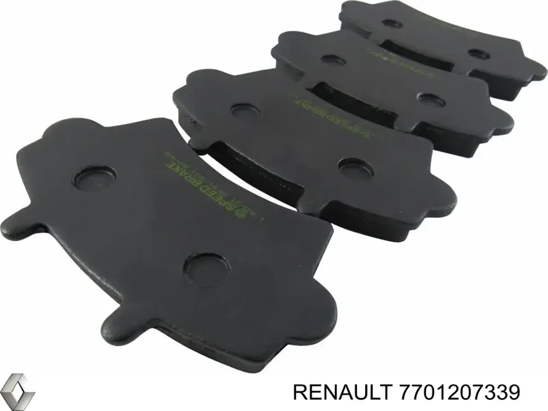 Pastillas de freno 7701207339 Renault (RVI)