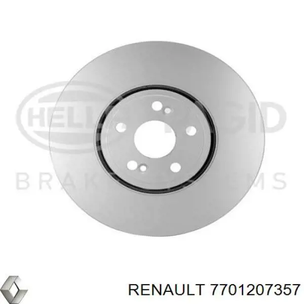 Freno de disco delantero Renault Espace 4 JK0