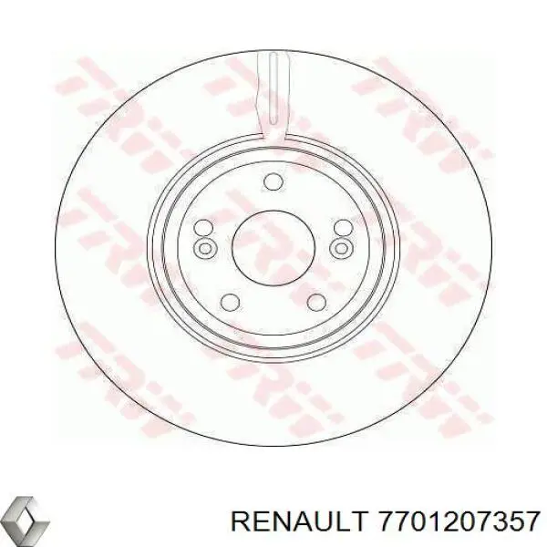 Freno de disco delantero Renault Espace 4 JK0