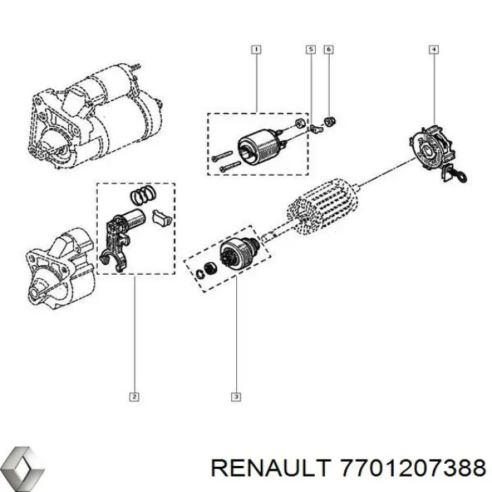  Renault (RVI) 7701207388 precio, desde 5,08 EUR