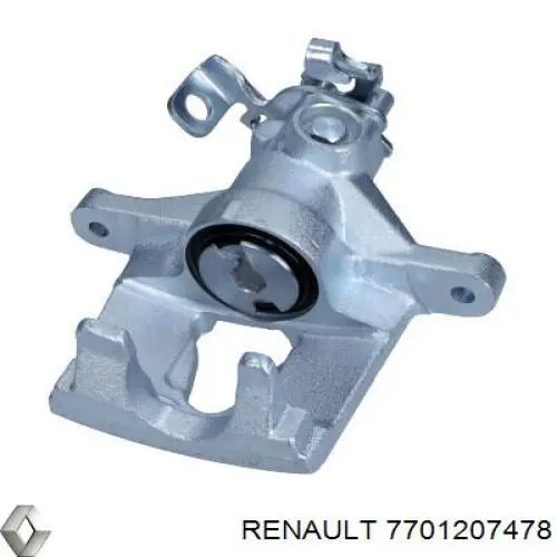 7701207478 Renault (RVI) pinza de freno trasero derecho