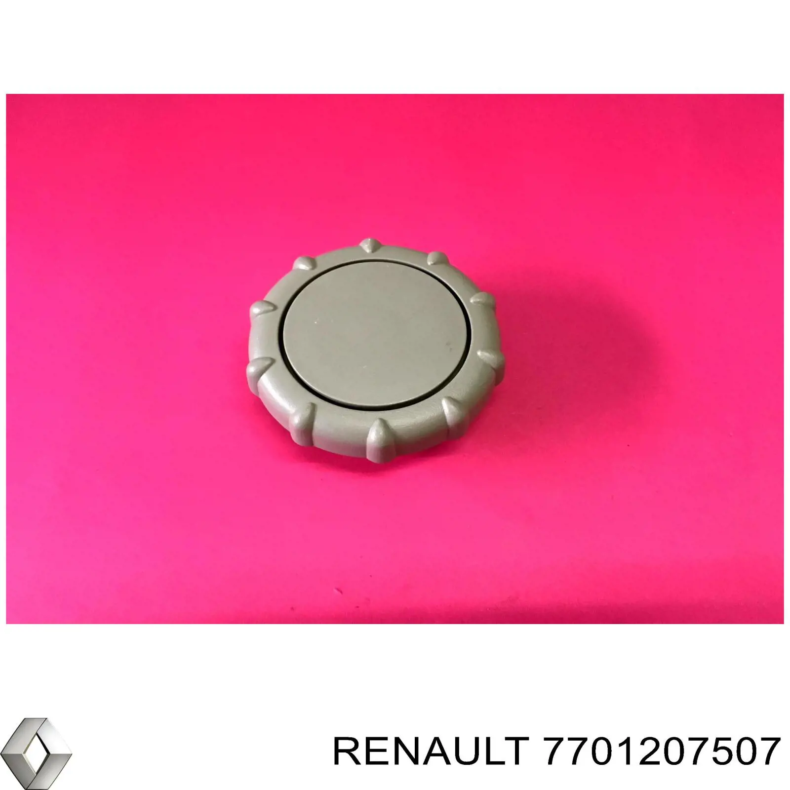 7701207507 Renault (RVI) perilla de ajuste del respaldo del asiento