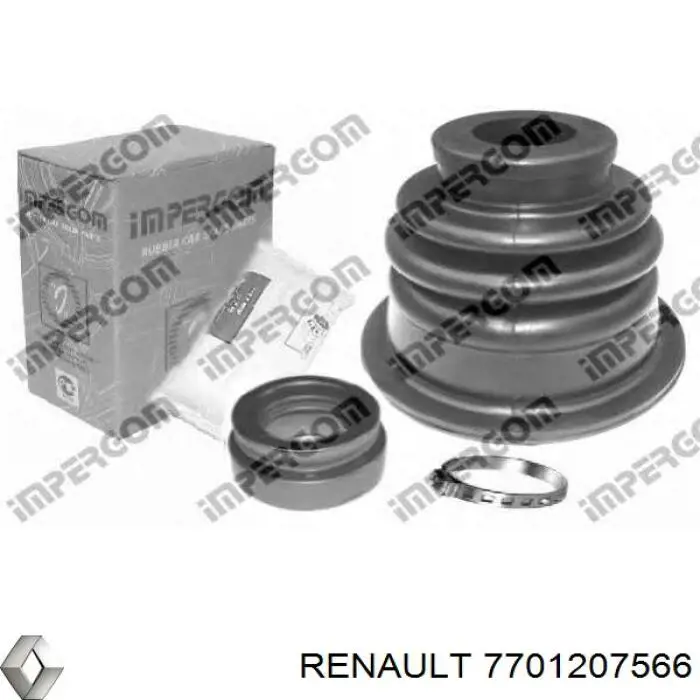 Comprar 7701207566 Renault (RVI) Fuelle, junta homocinética interna izquierda del semieje delantero