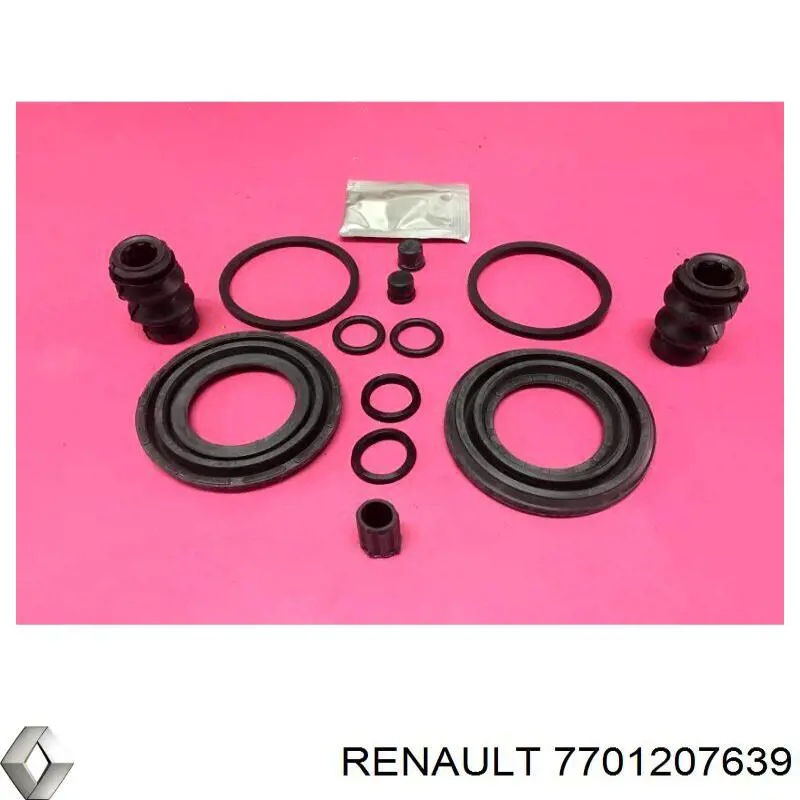 Kit de reparación de pinzas trasero Renault (RVI) 7701207639