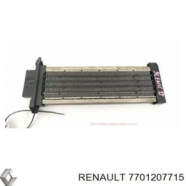 Calentador eléctrico de aire para el sistema de calefacción del habitáculo Renault (RVI) 7701207715 precio, desde 50,82 EUR