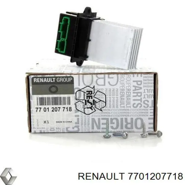 7701207718 Renault (RVI) resistencia de calefacción