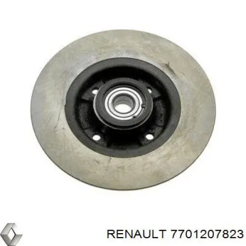 7701207823 Renault (RVI) disco de freno trasero