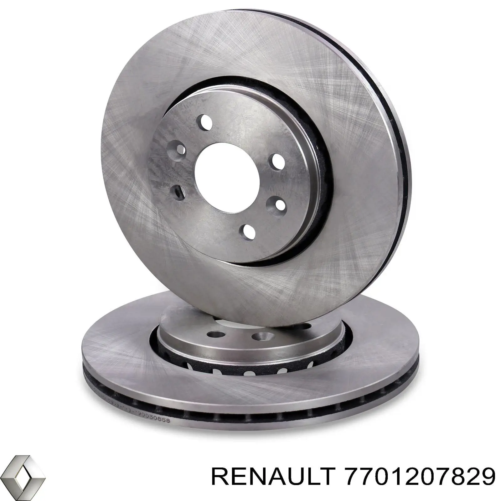7701207829 Renault (RVI) disco de freno delantero