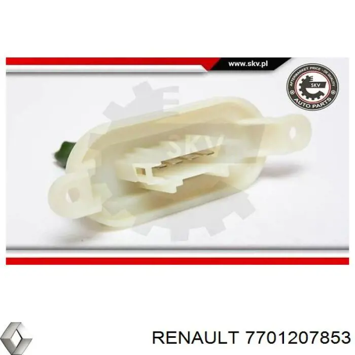 Resistencia de Ventilador Renault (RVI) 7701207853 precio, desde 11,34 EUR
