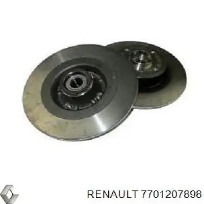 Disco de freno trasero 7701207898 Renault (RVI)