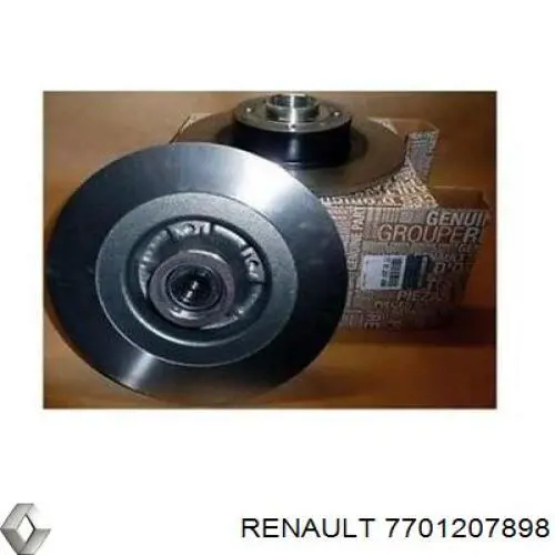 7701207898 Renault (RVI) disco de freno trasero