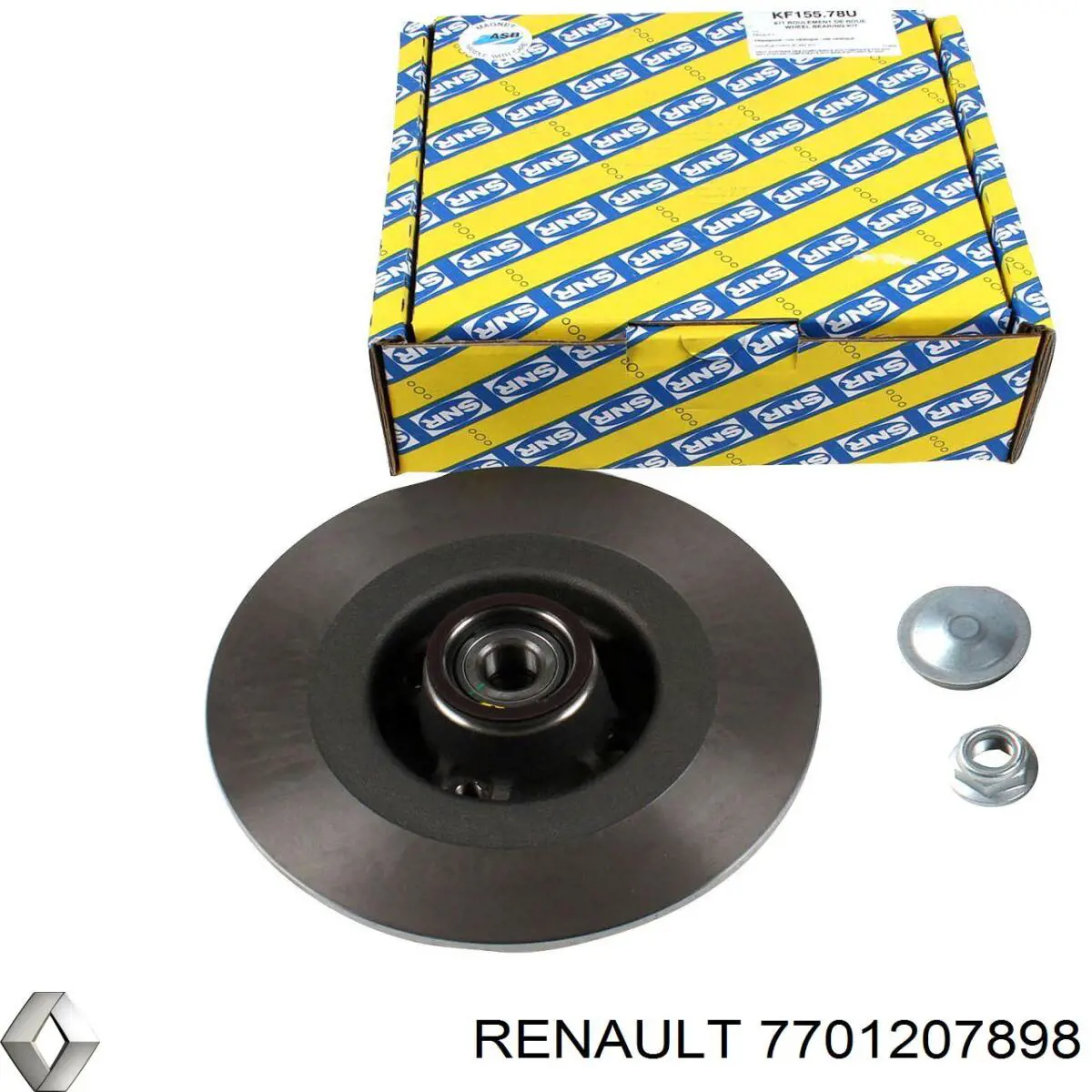 Frenos traseros Renault (RVI) 7701207898