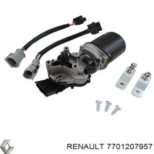 7701207957 Renault (RVI) motor del limpiaparabrisas del parabrisas