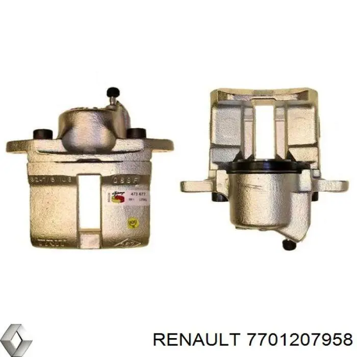 Pinza de freno delantera izquierda Renault (RVI) 7701207958 precio, desde 43,48 EUR