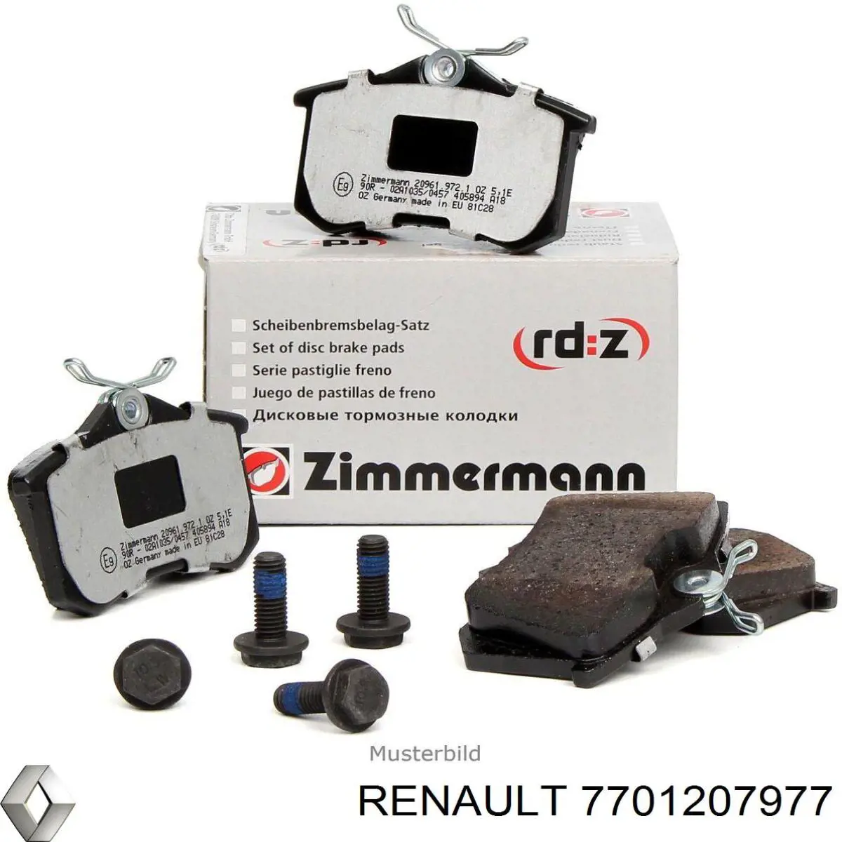 Pastillas de freno delanteras Renault Espace 4 JK0