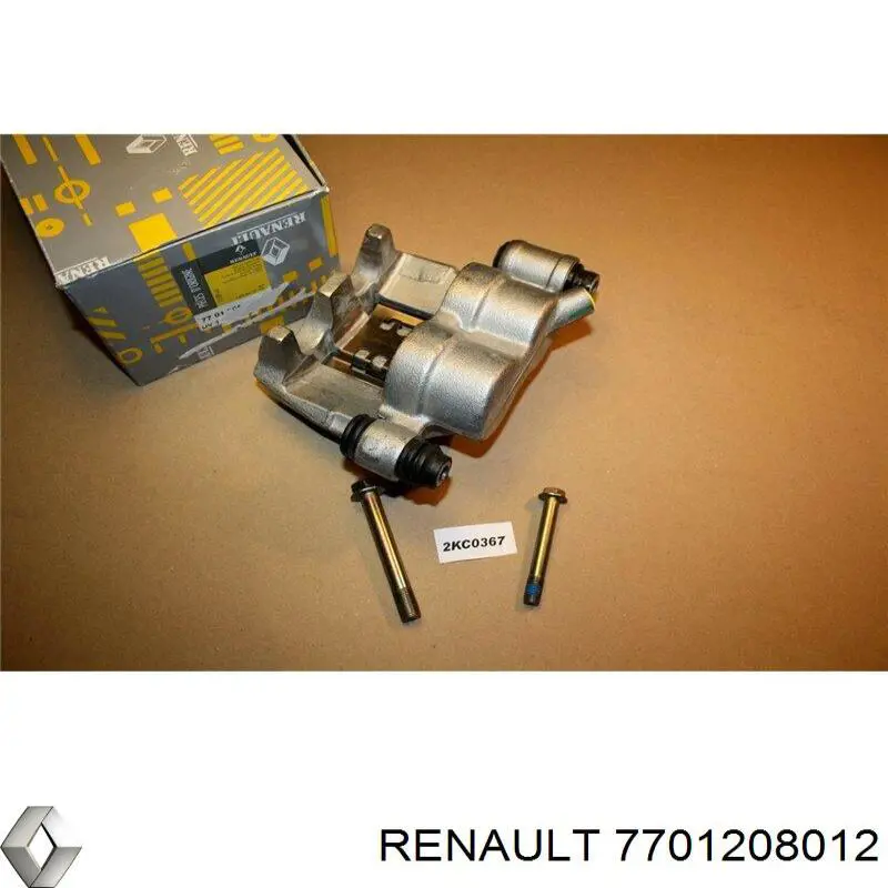 7701049695 Renault (RVI) pinza de freno delantera izquierda