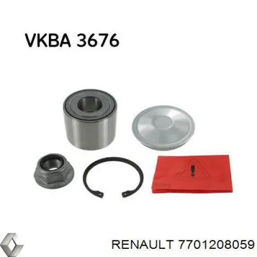 Cojinete de cubo delantero Renault (RVI) 7701208059 precio, desde 29,48 EUR