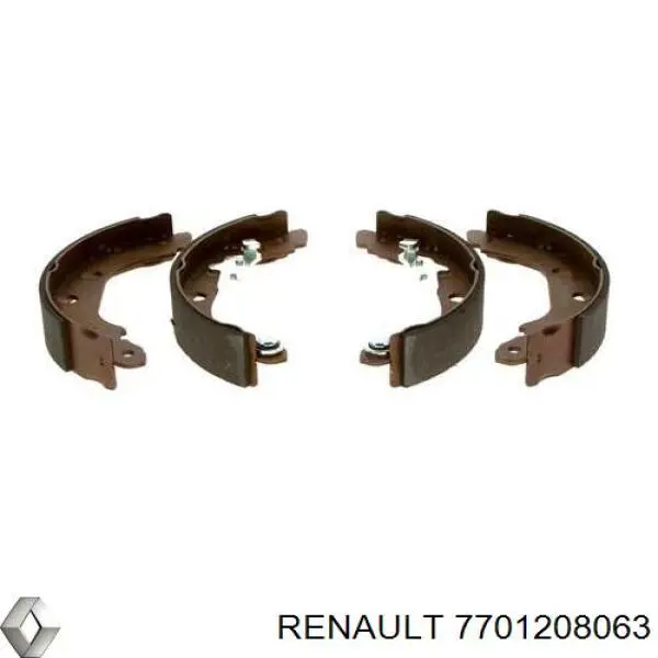 Zapatas de freno de tambor traseras Renault (RVI) 7701208063 precio, desde 37,48 EUR