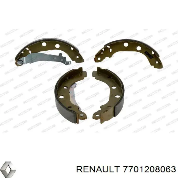 Comprar 7701208063 Renault (RVI) Zapatas de freno