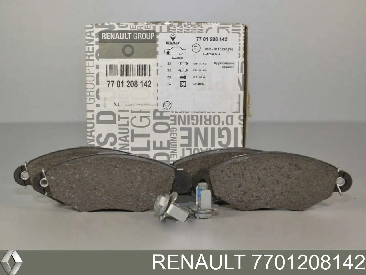 7701208142 Renault (RVI) Pastillas delanteras