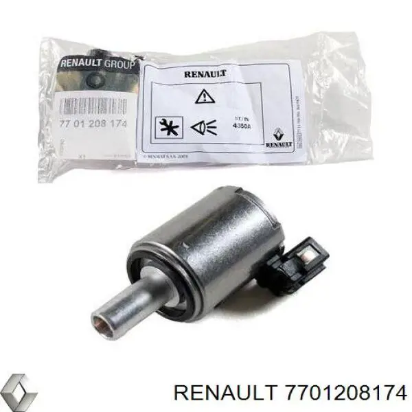 7701208174 Renault (RVI) solenoide de transmision automatica
