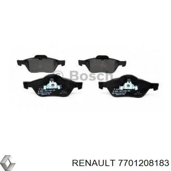 Pastillas de freno delanteras Renault Laguna 2 BG0, BG1