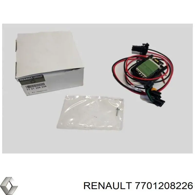 7701208226 Renault (RVI) resistencia de calefacción