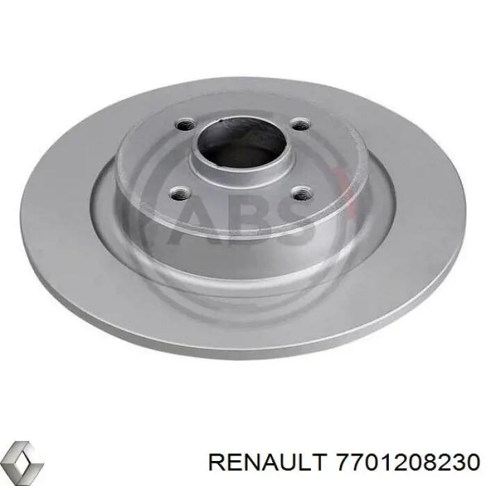 Comprar 7701208230 Renault (RVI) Disco de freno trasero