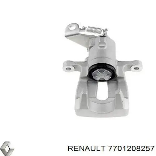 7701208257 Renault (RVI) pinza de freno trasero derecho