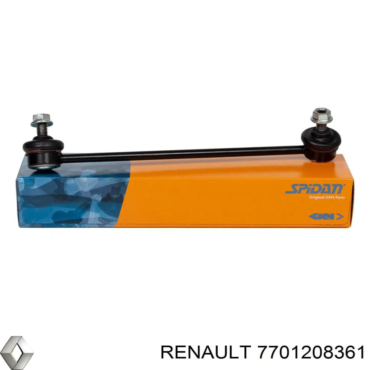 Pinza de freno trasera izquierda 7701208361 Renault (RVI)