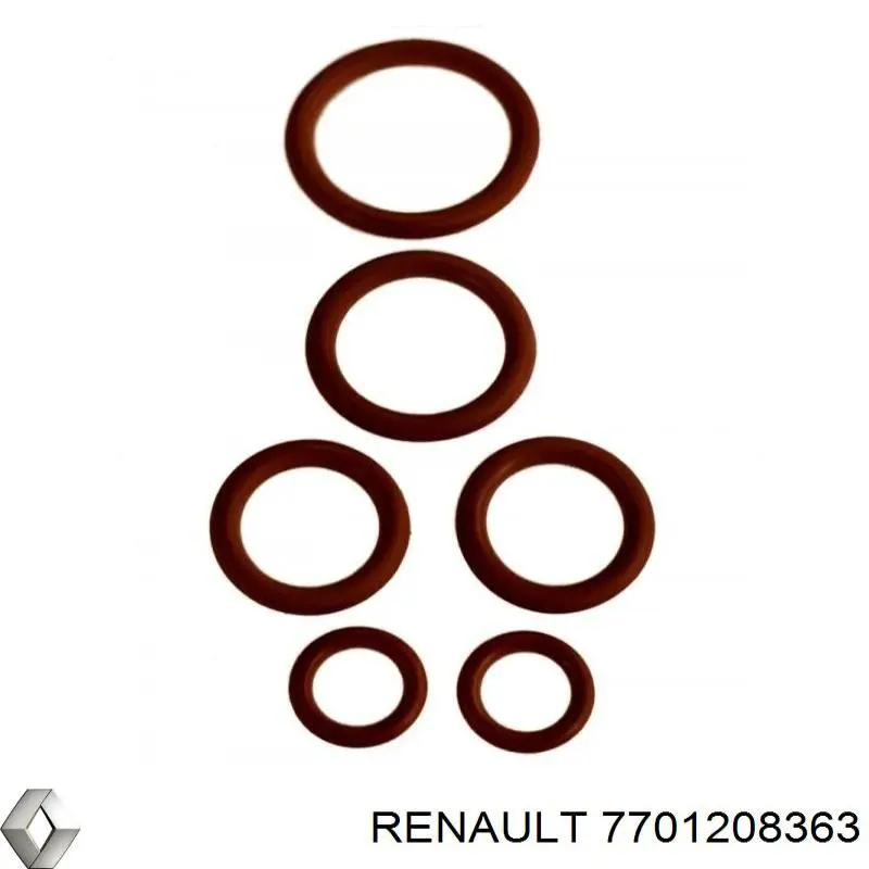 Kit de reparación de compresor de aire acondicionado 7701208363 Renault (RVI)
