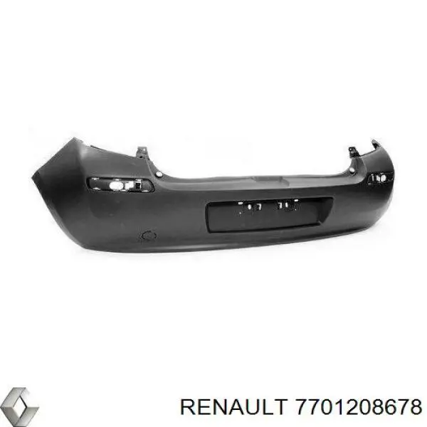 850108161R Renault (RVI) parachoques trasero