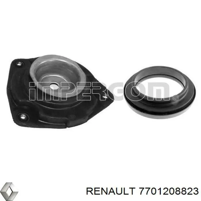 Soporte del amortiguador delantero derecho 7701208823 Renault (RVI)
