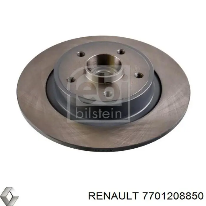 7701208850 Renault (RVI) disco de freno trasero