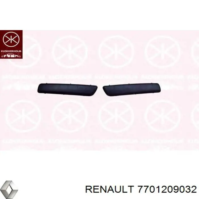 Listón embellecedor/protector, parachoques trasero para Renault Clio (BR01, CR01)