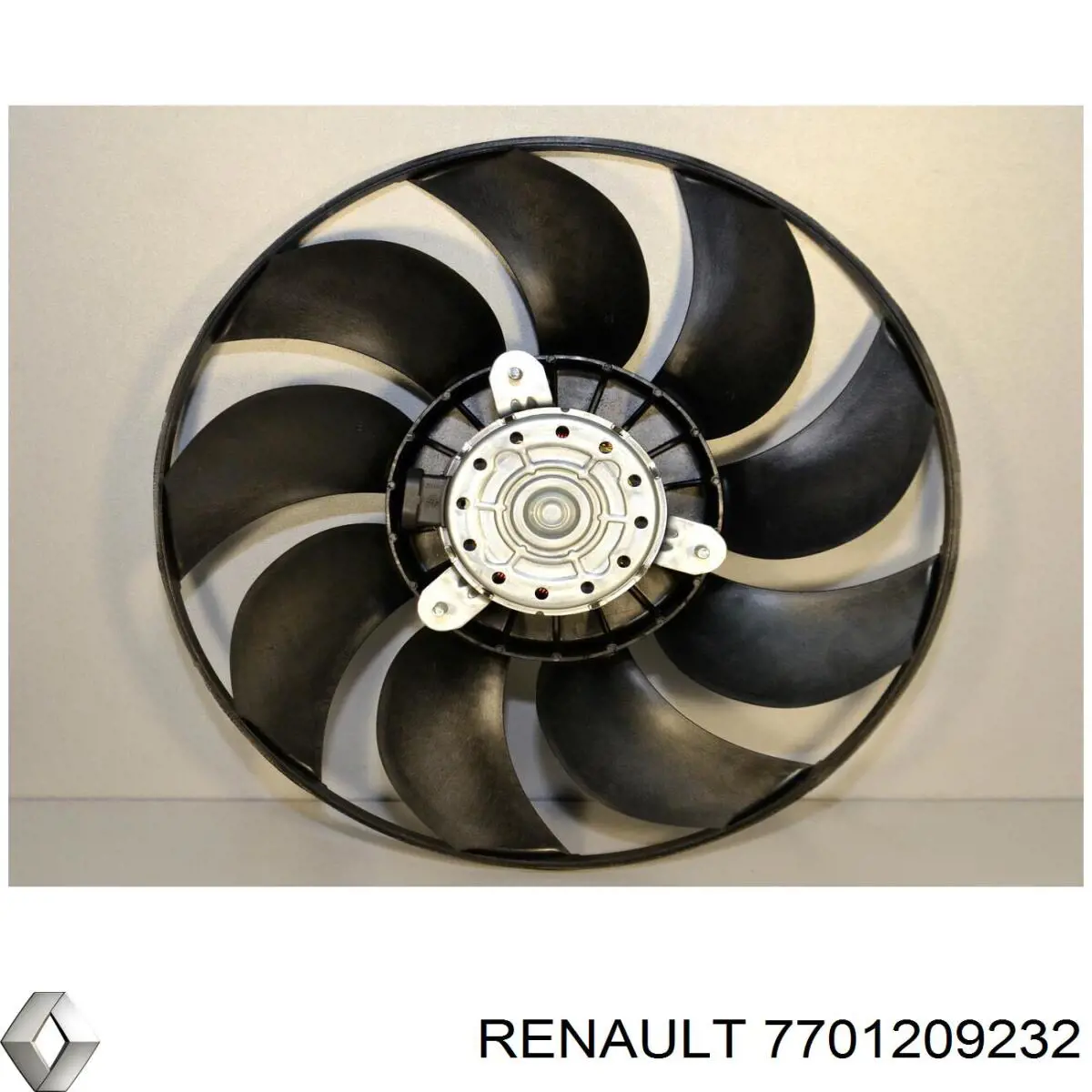 7701209232 Renault (RVI) ventilador (rodete +motor refrigeración del motor con electromotor completo)