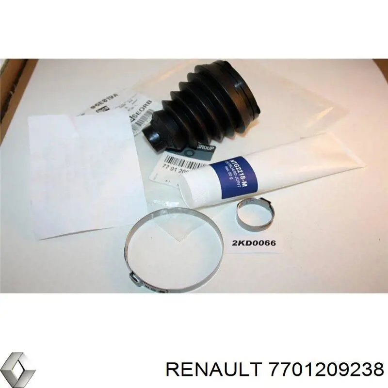 7701209238 Renault (RVI) fuelle, árbol de transmisión delantero exterior