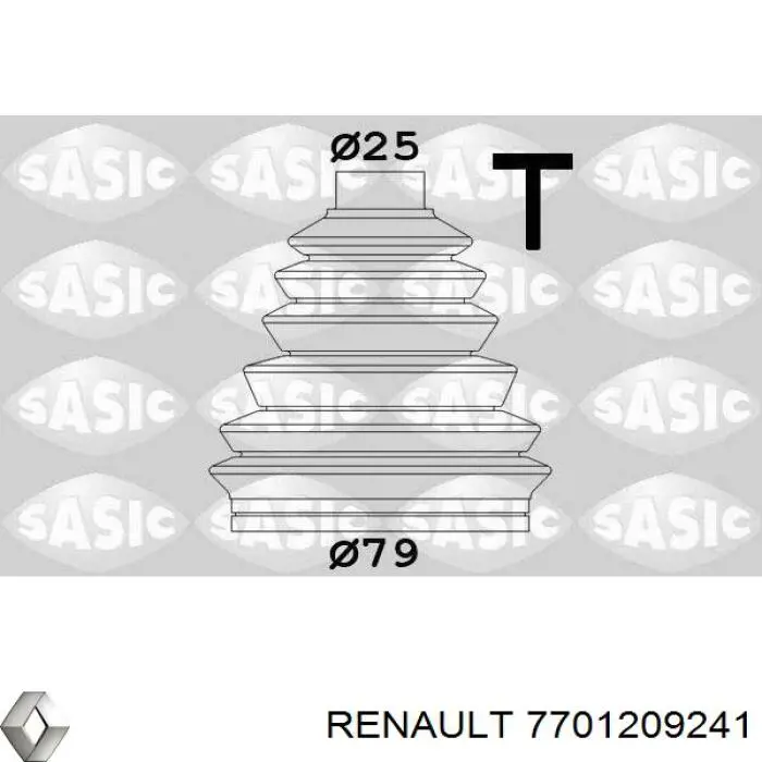 Fuelle de palier delantero exterior 7701209241 Renault (RVI)