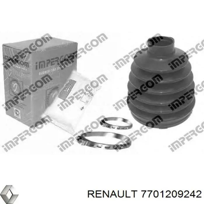 Fuelle semieje delantero exterior Renault (RVI) 7701209242