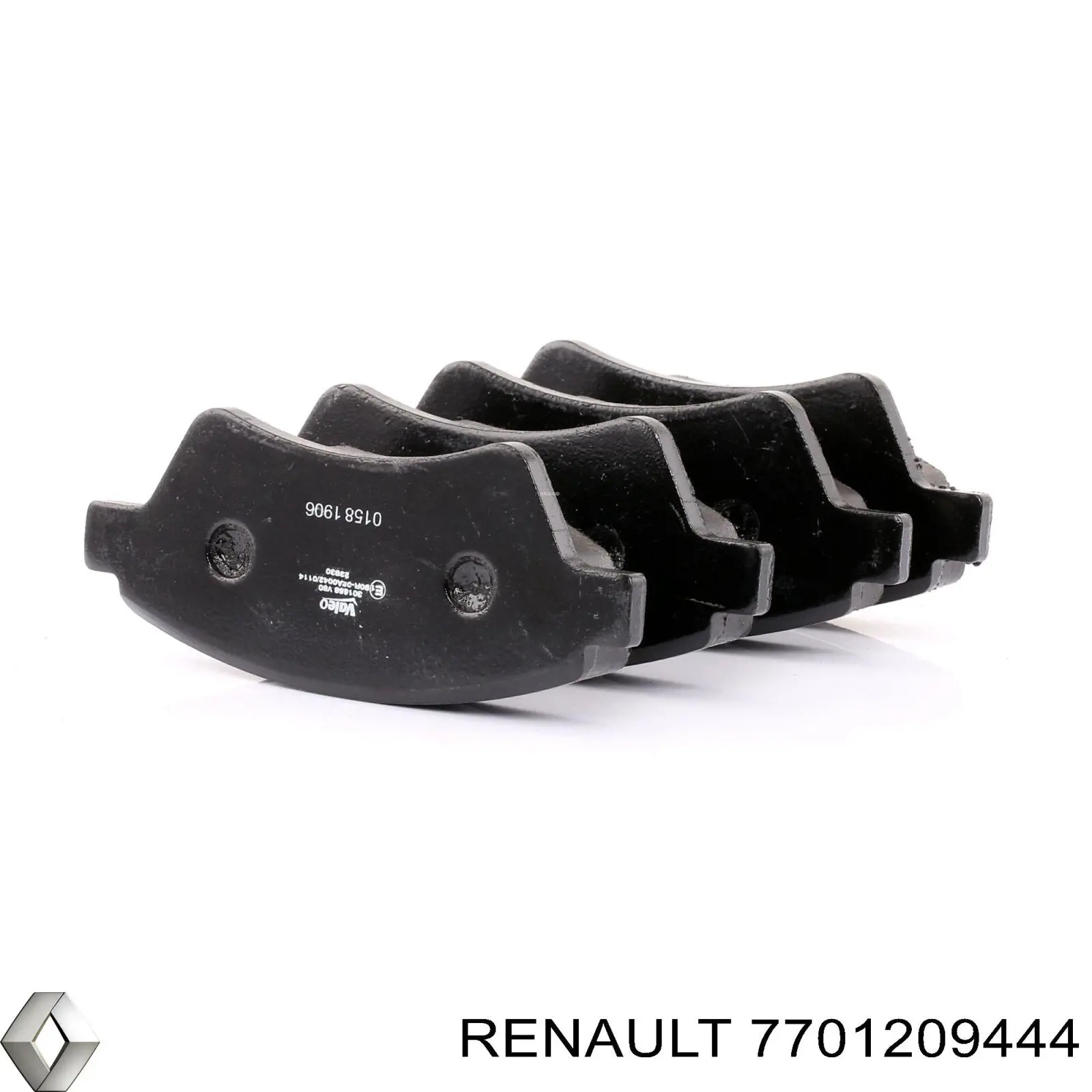 7701209444 Renault (RVI) pastillas de freno delanteras